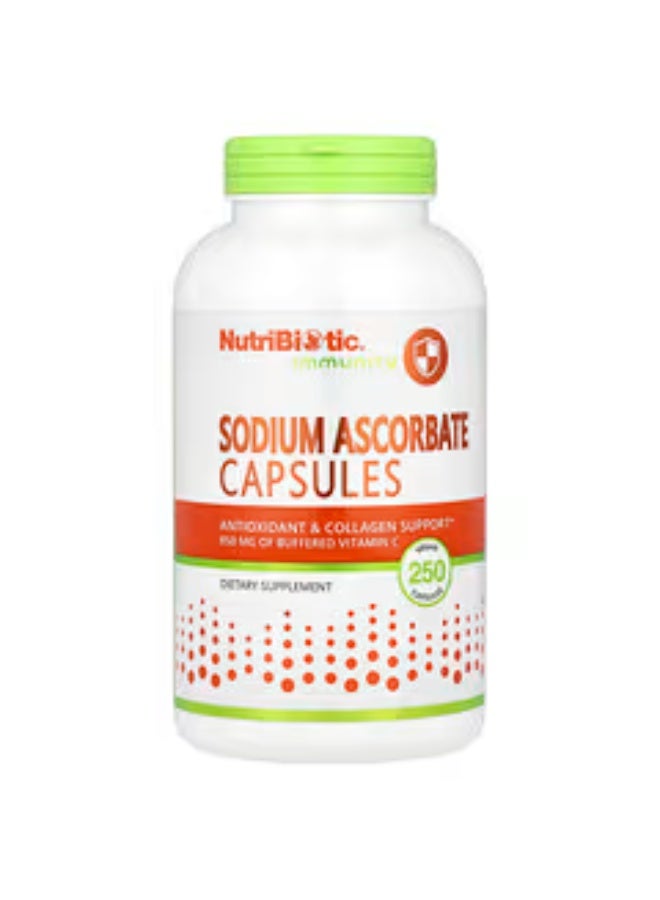 نيوتريبايوتك نوتري بيوتيك، أسكوربات الصوديوم، 250 كبسولة نباتية - Image 1